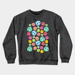 Dotty Faces Crewneck Sweatshirt